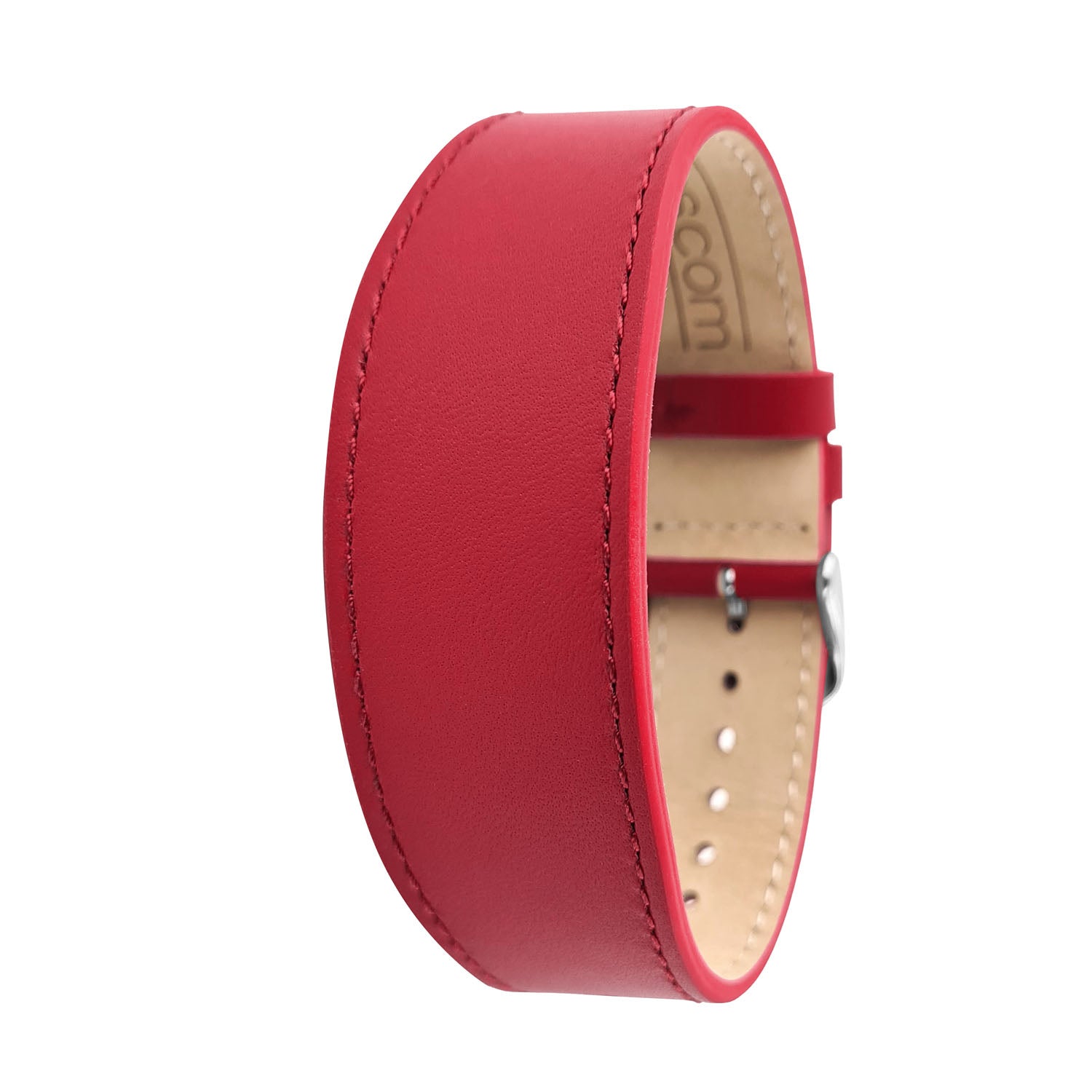 Leather Addict Bracelet - Red