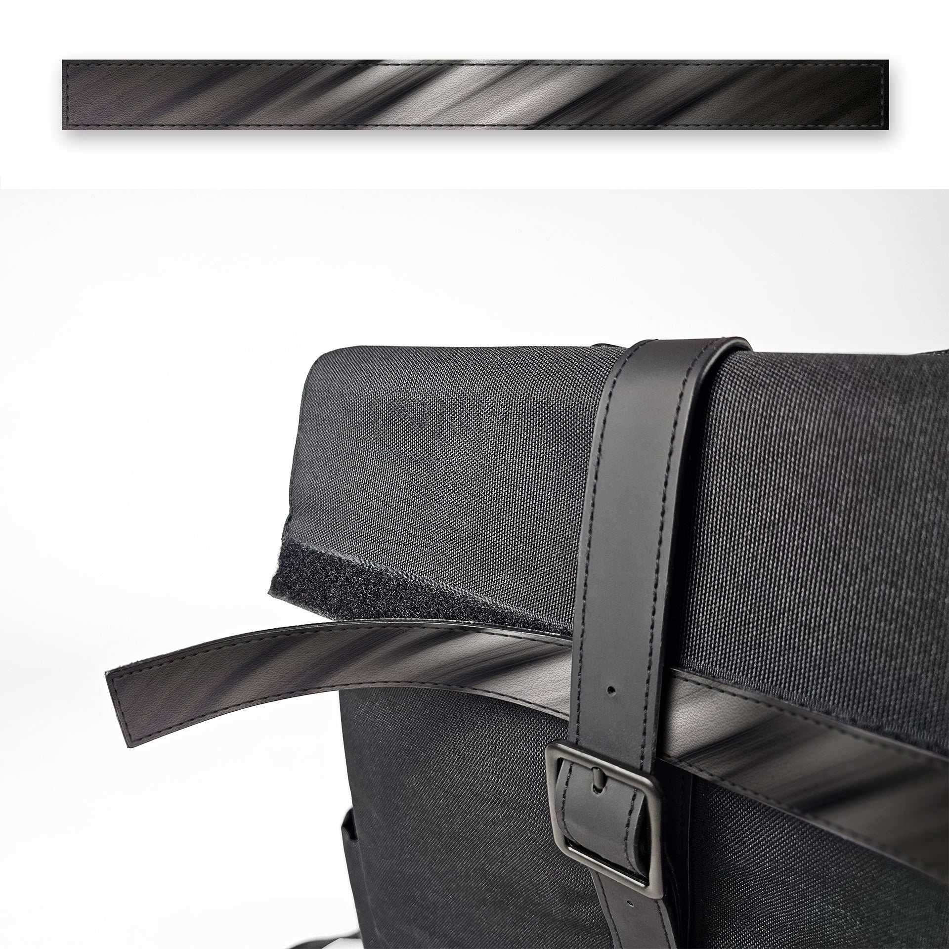 Velcro Strip - Abstract Black