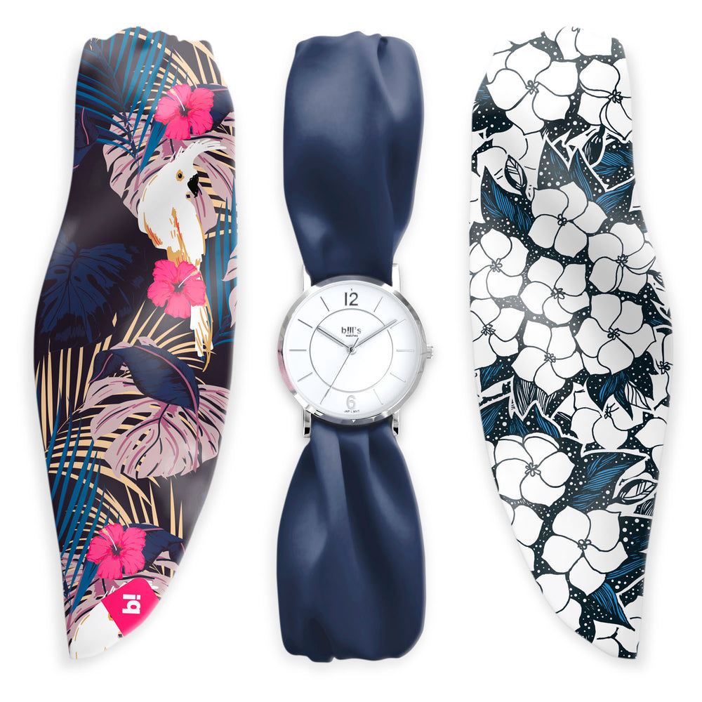 Trend Satin - Blue Parrot