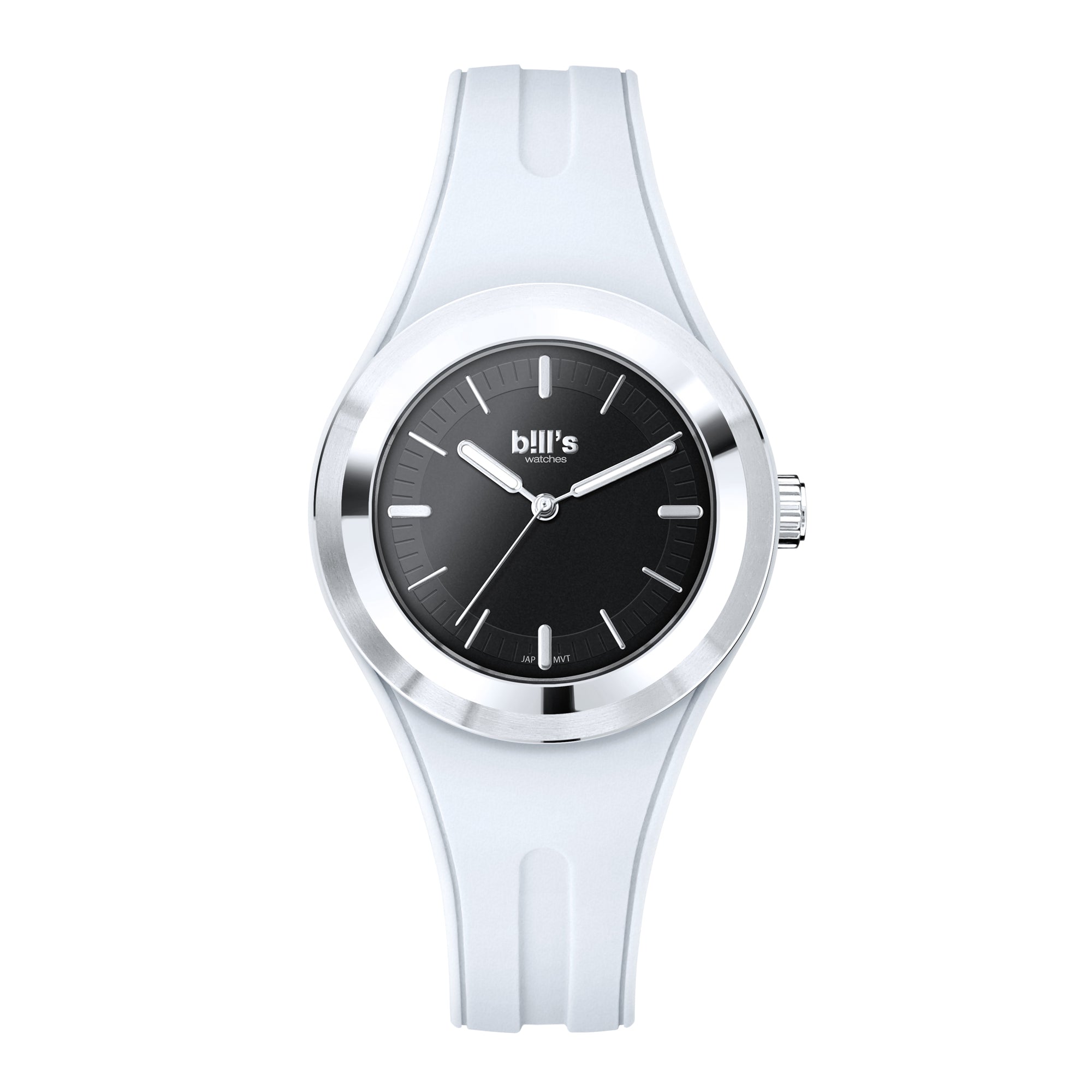 Montre Twist 37 Silicone - White / Silver Black