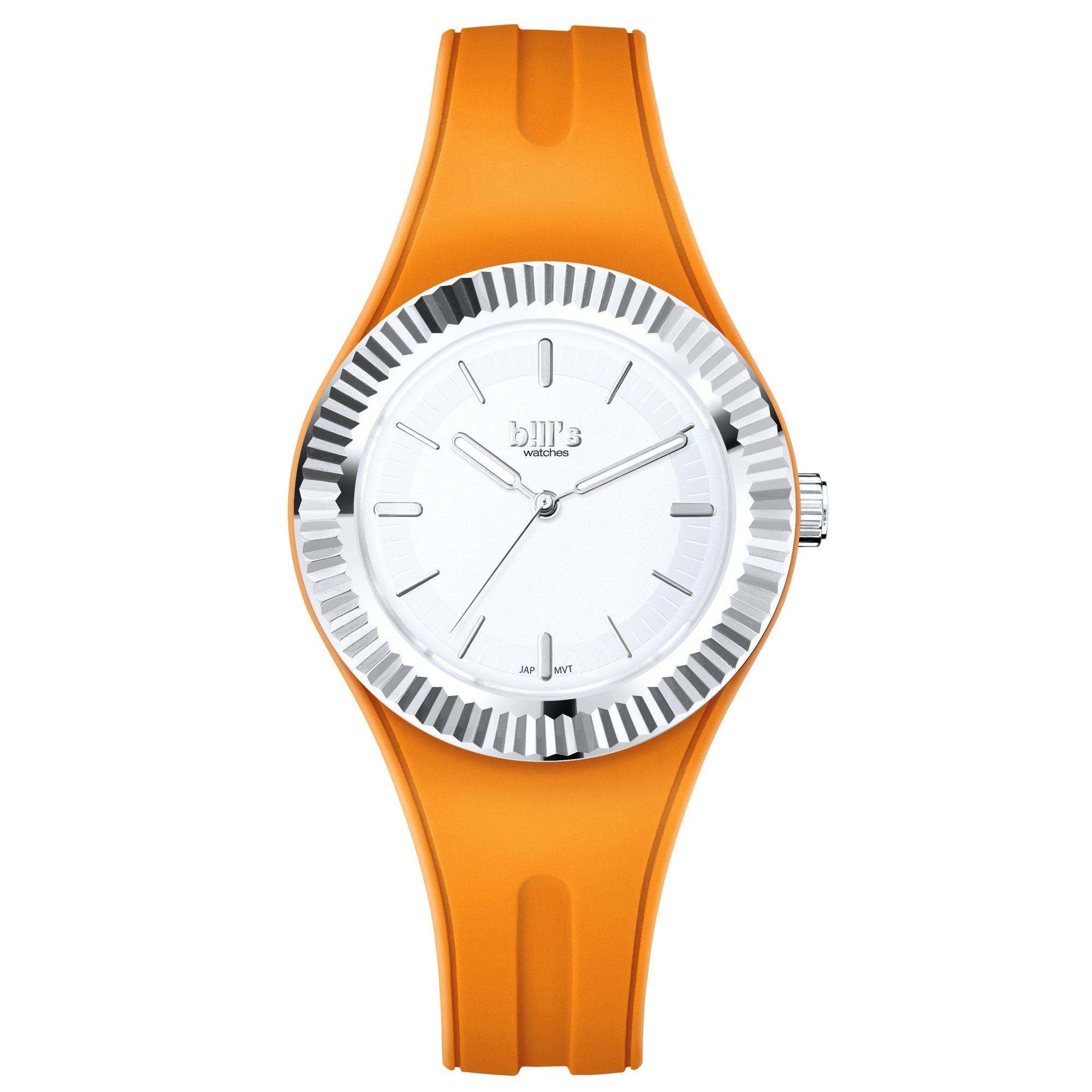 Montre Twist 40 Silicone - Orange / Silver White