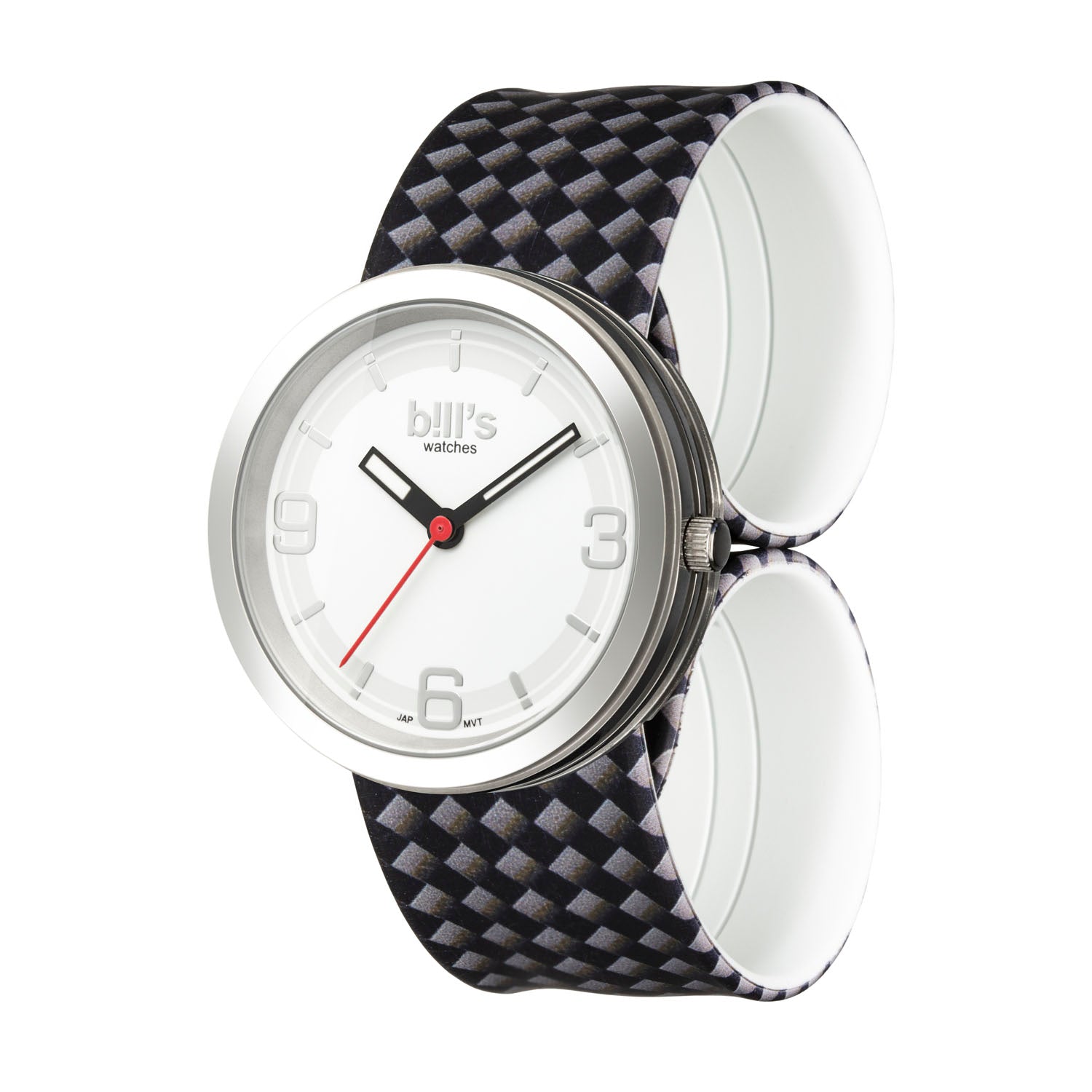 Montre Addict Silicone - Carbon