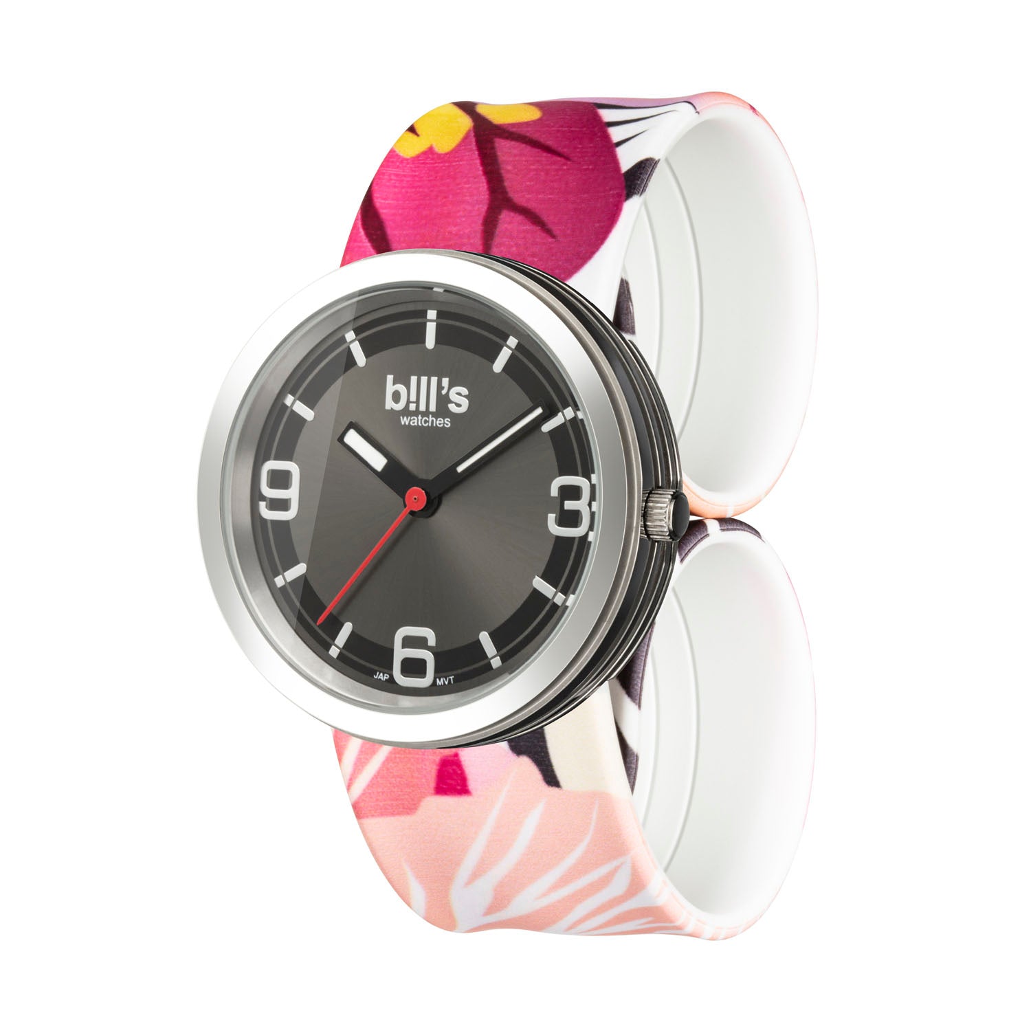 Montre Addict Silicone - Zebra Flower