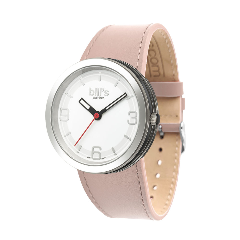 Addict Leather Watch - Nude