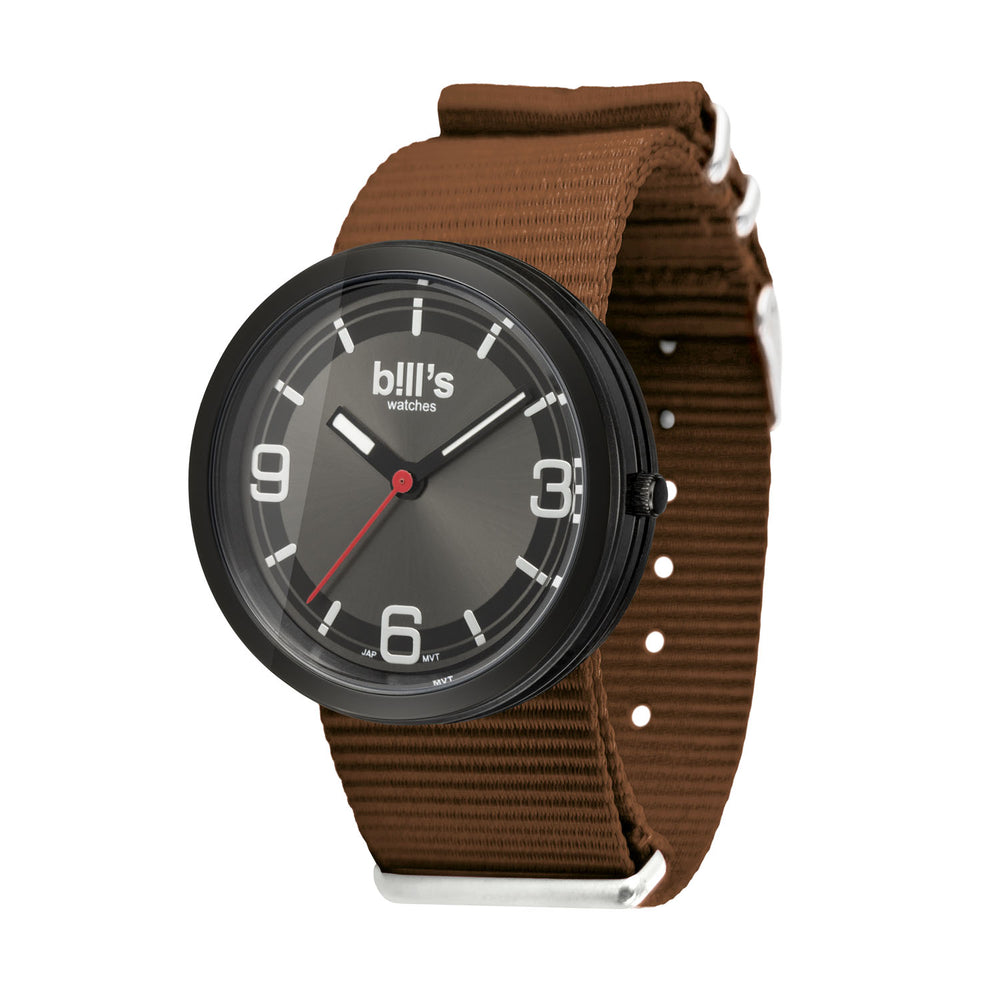 Addict Nylon NATO Watch - Brown