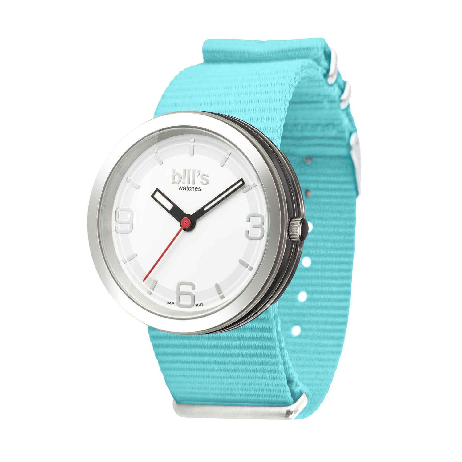 Montre Addict Nylon NATO - Turquoise