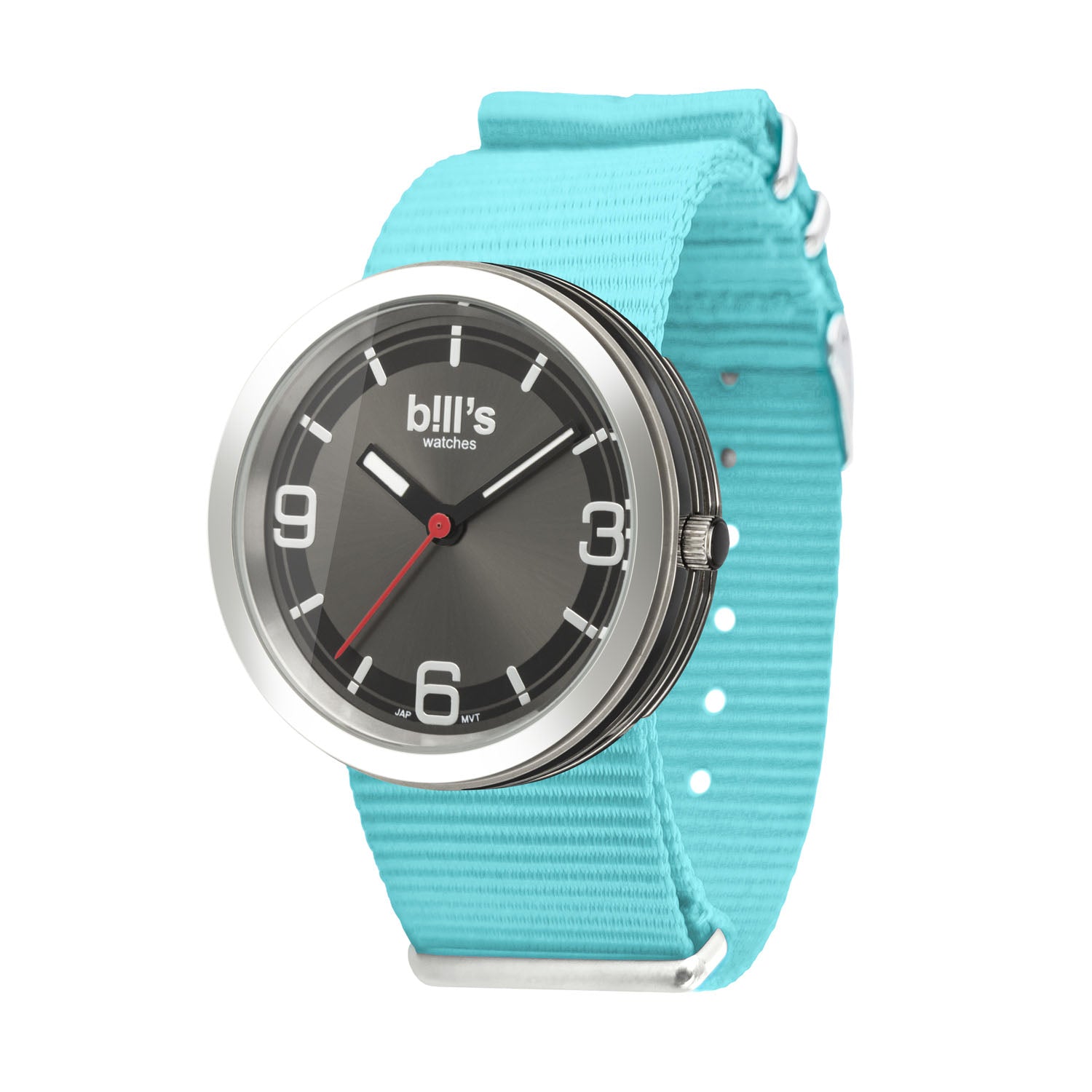 Montre Addict Nylon NATO - Turquoise