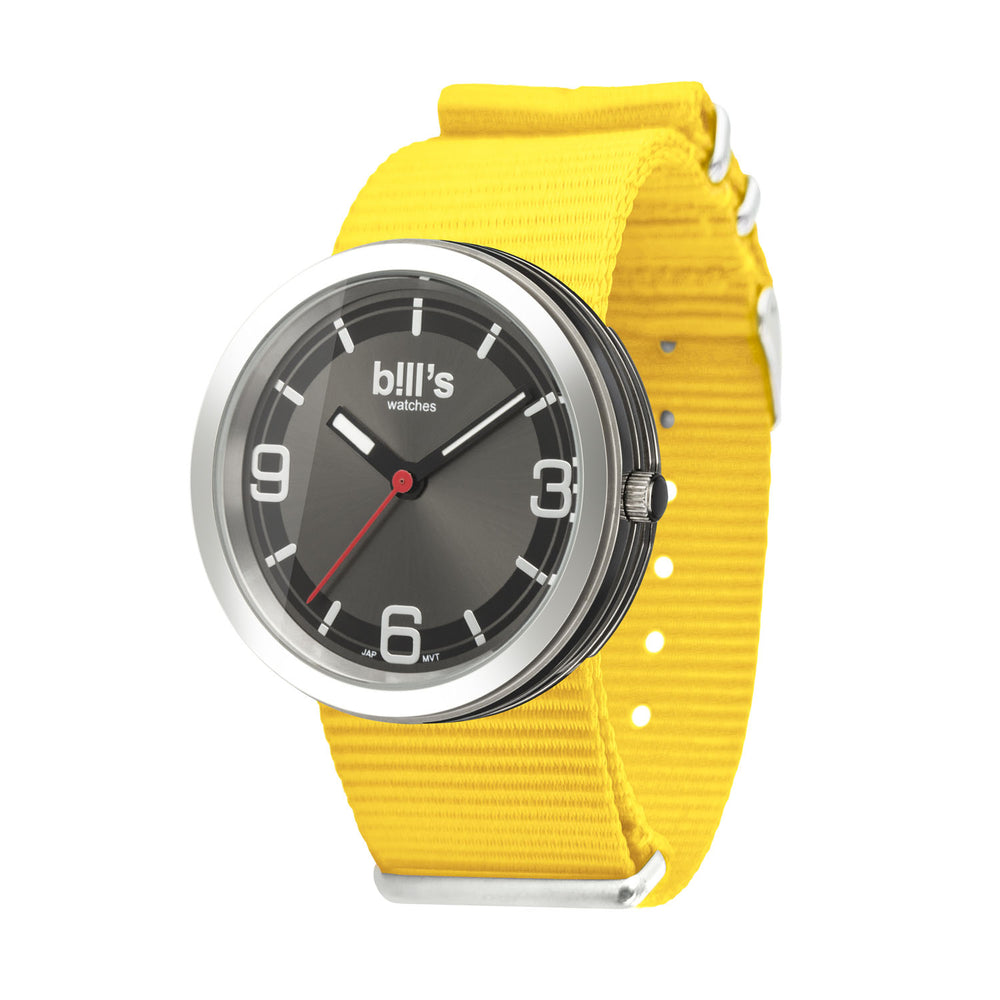 Montre Addict Nylon NATO - Jaune