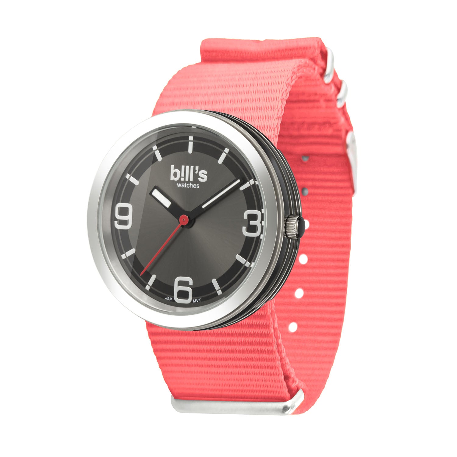 Addict Nylon NATO watch - Coral