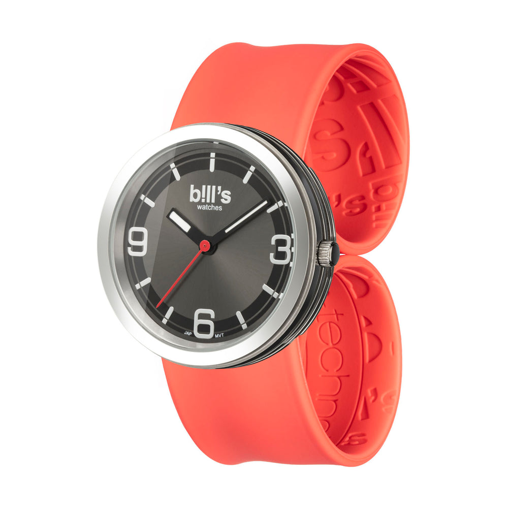 Addict Silicone Watch - Coral