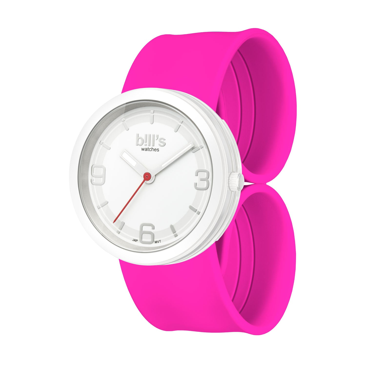 Montre Addict Silicone - Rose