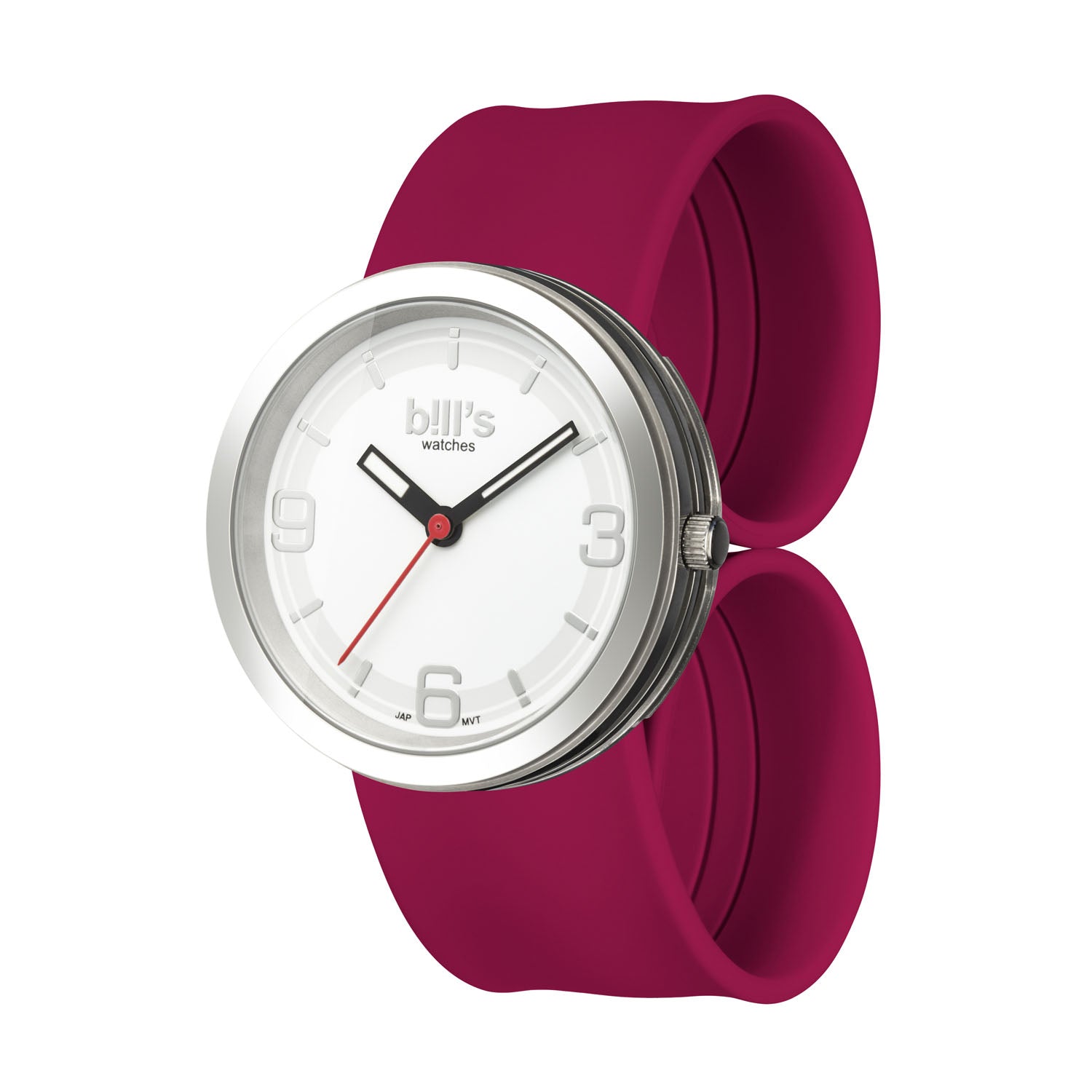 Addict Silicone Watch - Dark Fuchsia