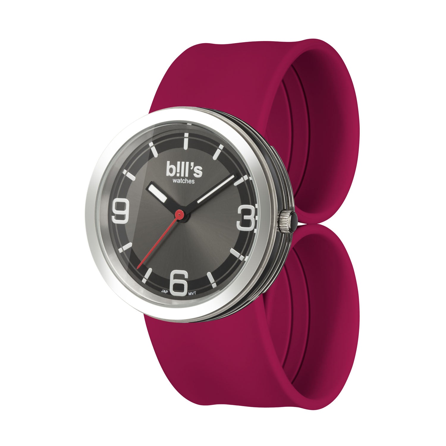 Addict Silicone Watch - Dark Fuchsia