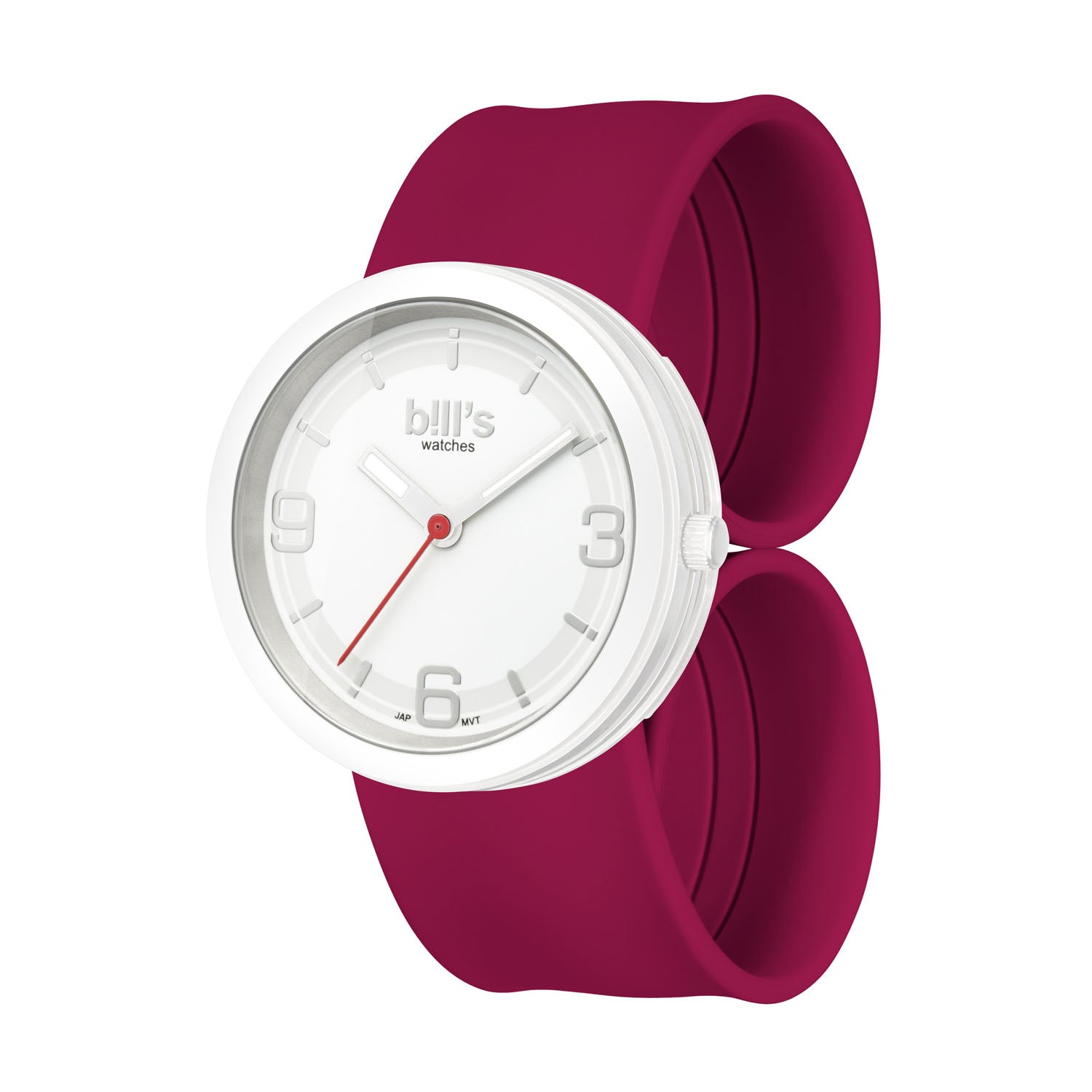 Addict Silicone Watch - Dark Fuchsia