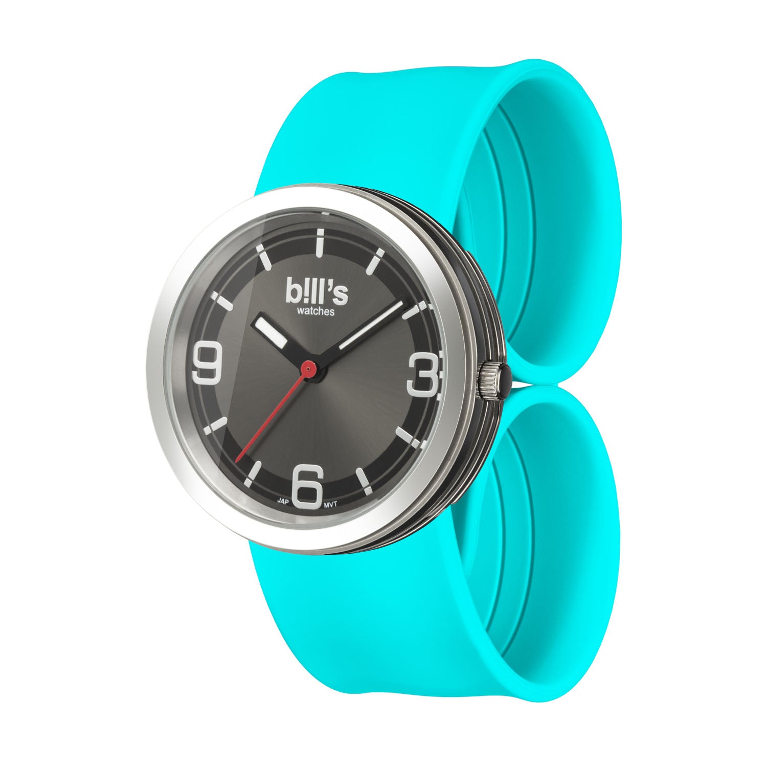 Montre Addict Silicone - Turquoise